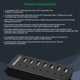 thumbnail image 3 of Industrial USB HUB 7-CH USB 2.0 Ports Expansion HUB Adapter for Win11/10/8 Linux, 3 of 7