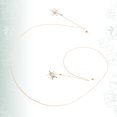 thumbnail image 3 of KAKOWELY Anti-Slip Eyeglasses Rope Snowflake Shape Glasses Chain Elegant Eyewear Rope Strap Golden,33.46"X0.79"X0.2", 3 of 5