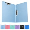 thumbnail image 2 of ZTTD Double Strong Clips File Folder Report Cover, Punchless Binder with 2 Clamp, Office Project Folder, Commercial or S-chool Documents File Folder, for Letter Size or A4 Size, 2 of 9
