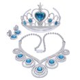 thumbnail image 1 of Parure de bijoux bleue 4 pièces - Accessoire de costume, 1 of 5