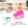 thumbnail image 3 of Baby Toy Music Keys, Baby Toy Smart Key Remote Car Control Musical Pretend Play for Kids Education Toys Pink, 3 of 5