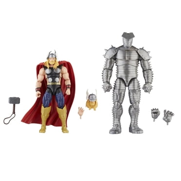 Hasbro Marvel Legends Series, figurines de collection de 15 cm Thor Vs. Marvel's Destroyer, Avengers 60e anniversaire, 5 accessoires