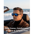 thumbnail image 2 of PUKCLAR Sports Polarized Sunglasses for Men Women Unbreakable Frame Sunglasses, 2 of 9