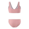 thumbnail image 3 of MIASHUI Girls Bikini Swimsuits Two Piece Bathing Suit for Kids Swimwear Set,Pink,8 Years, 3 of 6