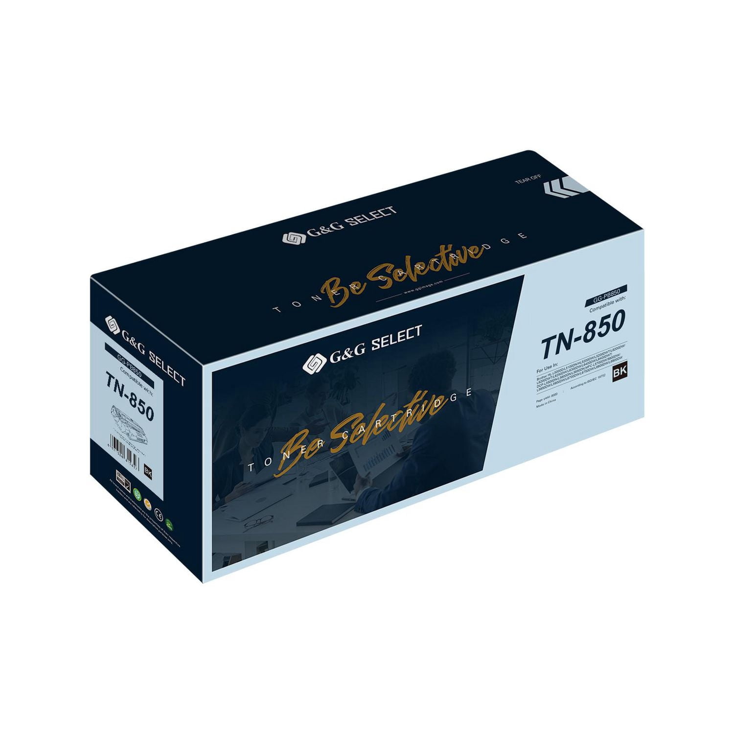 G&G Select Brother TN-850 Cartouche de toner noir compatible à haut rendement