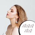 thumbnail image 2 of fastboy 10pcs Ear Clip Converters Earring Accessories Handmade Fashionable Handheld Findings Turn Any Post Studs Into Clip-On Earrings Type3, 2 of 6