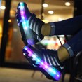 thumbnail image 2 of Chaussures Lumineuses LED Colorées Mode Enfants Adultes Ultra-Légères Patins à Roulettes Heelys, 2 of 7