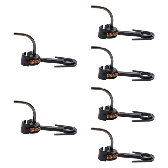 maskred HO Scale Train Coupler Universal Portable Train Accessory Hobby for 1/87 DIY Black 6 pcs