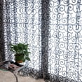 thumbnail image 1 of New Floral Tulle Voile Door Scarf Valances Drape Sheer for Living Window Curtains, 1 of 1