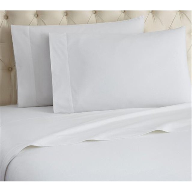 MFNSSKGWHI Ensemble de Draps en Micro Flanelle Blanc Très Grand