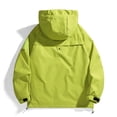 thumbnail image 4 of RKSTN Jackets for Men Fall Fashion Stitching Drawstring Hooded Slim Fashion Jacket Coat Outwear Mens Coats, 4 of 4