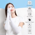 thumbnail image 4 of Manchons de Bras Rafraîchissants avec Doigts Ergonomiques Hommes Femmes Protection Solaire UV Manchons de Bras Longs Couvre-Bras pour Cyclisme Conduite Course Golf Football Basketball, 4 of 8