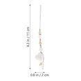 thumbnail image 3 of 1PC Jade Agate Mobile Phone Pendant Car Key Hanging Pendants Multi-purpose Hanging Pendant Delicate Phone Chain Decor for Car Phone Fan Clothing Decor White, 3 of 8