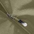 thumbnail image 4 of Sentmoon Mens Light Jacket Solid Color Long Sleeve Mens Winter Coats Oversized Zipper Windbreaker Waterproof Men Hoodies with Pockets Fall Delightful for Commuting and Bike Riding Khaki XXXXL, 4 of 7