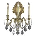 thumbnail image 1 of Elegant Lighting Monarch Applique Murale Traditionnelle 3 Lumières E12 Or Français, 1 of 2