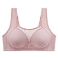 thumbnail image 4 of Women Bras Seamless Bra Feature V-Neck Demi & Balconette Bra Style W-1785 Pinks XXL, 4 of 4