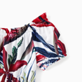thumbnail image 3 of PatPat Family Matching Sets Floral Beach Shirt or Off Shoulder Romper with Longline Skirt, 3 of 6