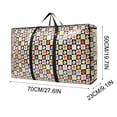 thumbnail image 3 of TopLLC Storage Bins Sacs de Rangement Réutilisables Extra Larges avec Poignées et Fermetures Éclair Robustes, Sac de Déménagement Lavable Ultra Résistant, Organisateur de Garde-Robe et sous le Lit pour Literie, Sacs de Rangement pour Couvertures, 3 of 5