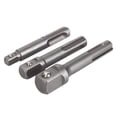 thumbnail image 2 of 3Pcs SDS Plus Socket Adapter Set, Impact Drill Bits Socket Nut Driver Adaptors 1/4" 3/8" 1/2" Square Socket Extension Connector Power Drill Bit Adapter, 2 of 8