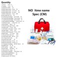 thumbnail image 3 of 300 Pieces Multi-Function Survival First Aid Kit Medical Kit Suitable for Home Outdoor Emergency Kit Travel Camping Hiking Medical Kit, 3 of 8