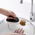 thumbnail image 3 of Brosse à Récurer pour Baignoire Robuste avec Long Manche et Brosse de Nettoyage Extra Résistante pour Taches Tenaces – Construction en ABS Durable, Bande Effaceur à Prise Ergonomique, Tampon à Récurer pour Nettoyage en Profondeur, 3 of 4