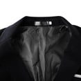thumbnail image 3 of Veste Noire pour Hommes Blazer Tenue pour Hommes Velours Travail Bureau Formel Rendez-Vous Nocturnes Robes Soirée Modeste Brunch Concert Basique Automne Hiver Blazer 2025 Vêtements Tendance TTG, 3 of 6