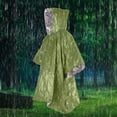 thumbnail image 2 of TopLLC Poncho de Pluie à Capuchon, Imperméable d'Urgence Isolé Réfléchissant en Film d'Aluminium PE, Imperméable Réutilisable Résistant aux Intempéries, Équipement de Survie Portable Double Face pour la Randonnée, le Camping et l'Extérieur, 2 of 9