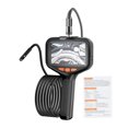 thumbnail image 1 of Portable HD Automotive Inspection Camera with 8mm Lens, 5m Waterproof Industrial Endoscope, Dual Lens, 4.3-inch LCD Monitor, 9 LED Lights, P200 Model, Black, 1 of 7