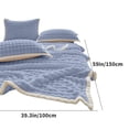 thumbnail image 3 of Dvkptbk Woolen Blanket Soft Bubble Fleece Blanket Warm and Soft Single Layer Double-Sided All-Season Solid Color Plush Blanket Bedding, 3 of 6