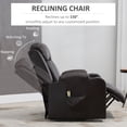 thumbnail image 4 of HOMCOM Electric Power Lift Recliner Chair for Elderly w/ Cup Holders, Brown, 4 of 10