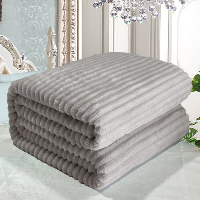 Chmadoxn Couverture, couverture Douce et Épaisse à Double Couche en Raschel, un Incontournable pour Se Réchauffer en Hiver, Adaptée aux Lits, Canapés et Autres Scènes, Offrant un Confort Ultime, Couverture de Chambre