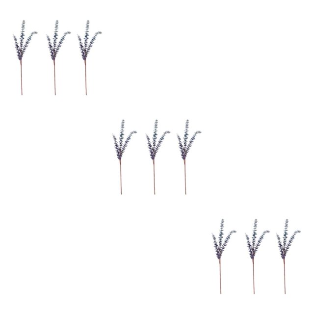 Baohd 3x Realistic Appearance Artificial Plants Nature S Charm To Space Easy To Clean blue 3Set