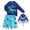 Blue, variant on Akiihool Boys Swim Set Boys Long Sleeve Rash Guard Swimsuit Kids 2-Pieces Bathing Suits Set (Blue,2-3 Years)