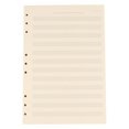 thumbnail image 1 of 100 Sheets Loose Leaf Manuscript Paper 2mm 12 Rows Blank Refill for Composition Notebooks Ideal for Students and Staff (White), 1 of 8