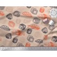 thumbnail image 2 of Soimoi Rayon Fabric Grains & Fish Food Printed Fabric 1 Yard 42 Inch Wide, 2 of 3