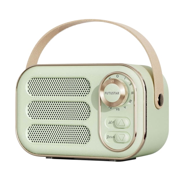 Birdeem Haut-Parleur Bluetooth Radio Fm Mini Portable Multifonction Usb Tf AUX Intérieur Extérieur Design Rétro Haut-Parleur Sans Fil