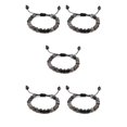 thumbnail image 2 of Decodeary Stackable Collection Bracelet For Men And Women Natural Gemstones Beads Minimalist Bracelet For Women Beads Bracelet Black dragon pattern 5Set, 2 of 6