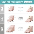 thumbnail image 2 of Dog Stairs for Small Dogs .” H Pet Step with Leakproof Cover High Density Foam Cat Ramp for Couch Sofa or Chair Lightweight Durable Comfort .x.x Step, 2 of 7