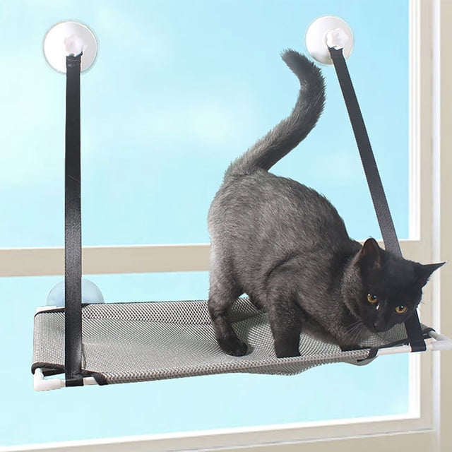 LSLJS Suction Cup Windowsill Hanging Bed Single Layer Hanging Pet, Pet Supplies
