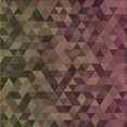 thumbnail image 1 of Ahgly Company Tapis d'Intérieur Lavable à la Machine, Carré, Transitionnel, Brun, Tapis de Zone, 7 Pieds Carré, 1 of 7