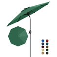 thumbnail image 1 of 9FT Heavy-Duty Patio Umbrella with Push Button Tilt & Crank -UV Protection Waterproof Outdoor Umbrella, 8 Ribs Wind Resistant for Pool Deck, Garden, Backyard, 1 of 7