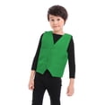 thumbnail image 2 of TOPTIE Kid Vest Volunteer Activity Waistcoat Party Costume Vests - GREEN, 2 of 8