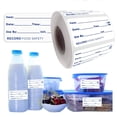 thumbnail image 4 of Neoyler Dissolvable Food Labels for Fridge Organization and Expiration Tracking Suit for Home and Business Contains 1 Roll Easily Attachable to Containers Helps Minimize Food Waste and Save Money, 4 of 5