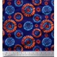 thumbnail image 1 of Soimoi Cotton Poplin Fabric Brush Stroke Abstract Decor Fabric Printed Yard 42 Inch Wide, 1 of 3