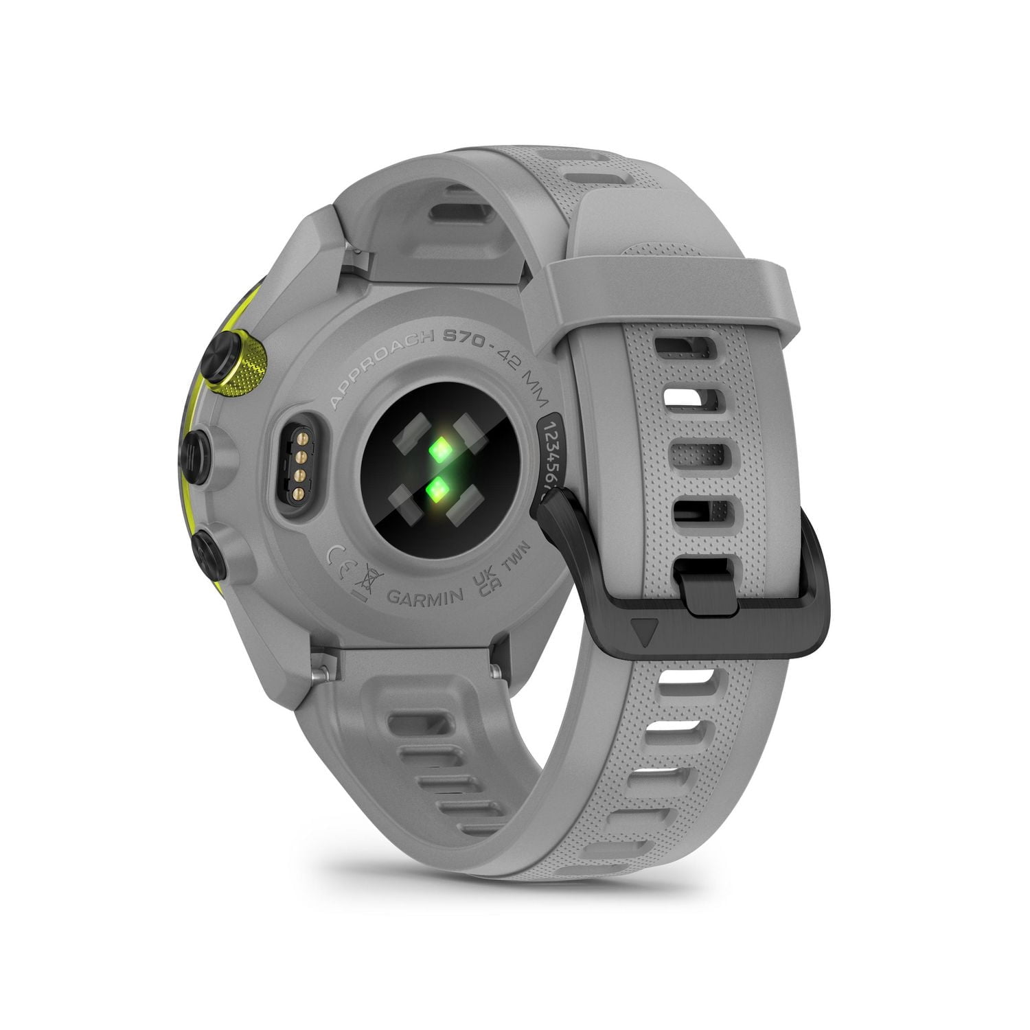Montre intelligente Garmin de golf GPS haut de gamme Approach® S70 1.2 po avec écran AMOLED - 42 mm