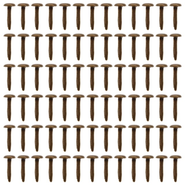 200Pcs Mini Brads Handmade Metal Brads Solid Color Brads for Scrapbooking DIY Craft
