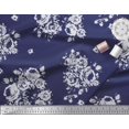 thumbnail image 2 of Soimoi Cotton Duck Fabric Leaves, & Rose Floral Printed Craft Fabric by The Yard 42 Inch Wide, 2 of 3