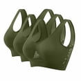 thumbnail image 1 of Posijego 3 Pack Women's Sports Bras Plus Size Wireless Bra High Impact Support Workout Running Bras, 1 of 2