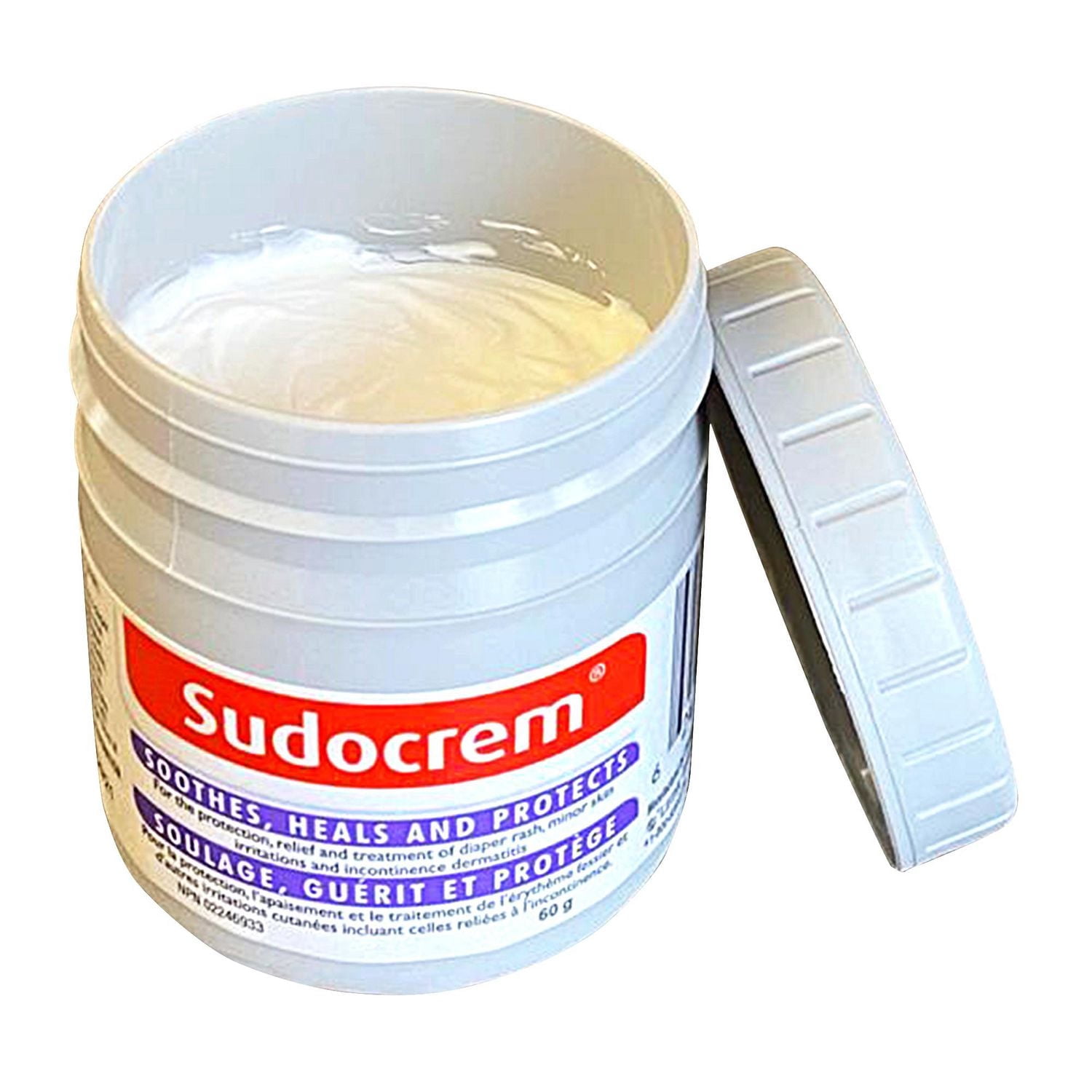 Crème Cicatrisante Sudocrem® - Pot de 60 g - Érythème fessier | Irritations cutanées mineures | Crème Dermatite Incontinence