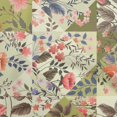 thumbnail image 1 of oneOone Cotton Flex Beige Fabric Florals Sewing Craft Projects Fabric Prints By Yard 40 Inch Wide, 1 of 4